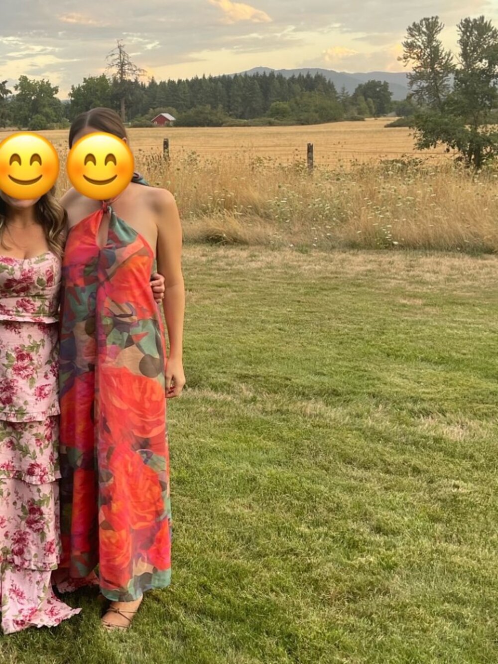& Other Stories multi colored dress